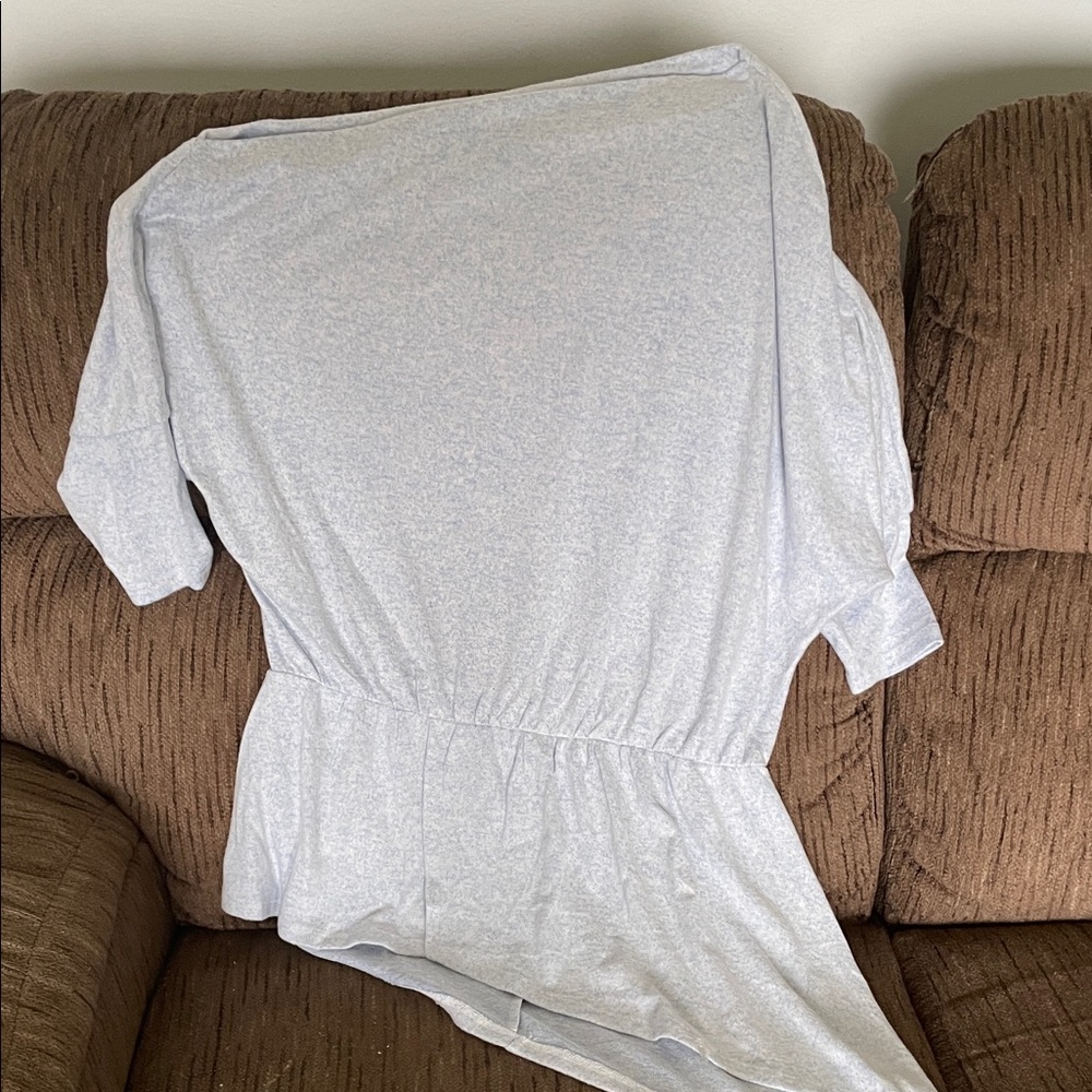 Boston Proper One-shoulder Light Blue Top. NWOT - Picture 3 of 4